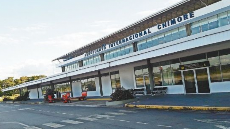 El aeropuerto de Chimoré. Foto: ABI