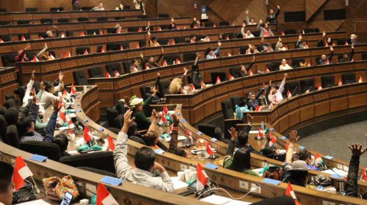 La Cámara de Diputados. Foto: Diputados Bolivia