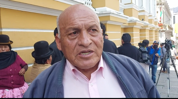 Virgilio Apaza, dirigente del MNR.