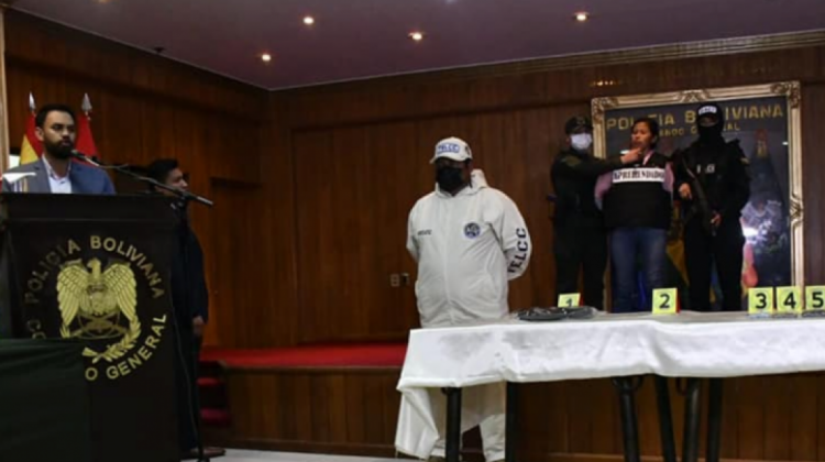 Policía presenta a la autora del crimen de la niña Yhurayma C.C. Foto: Captura de video.