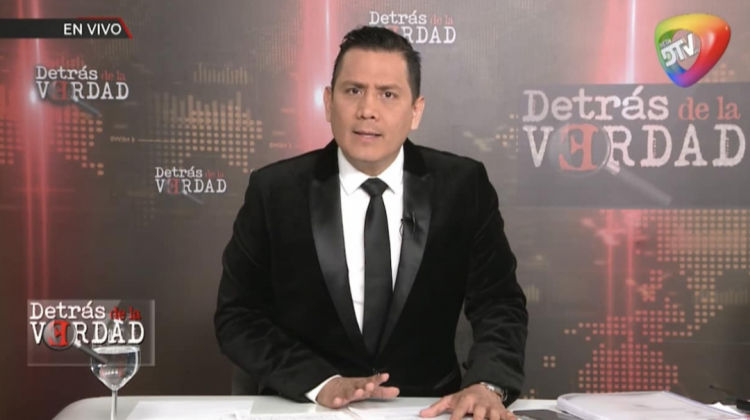 Junior Arias, periodista y director de DTV