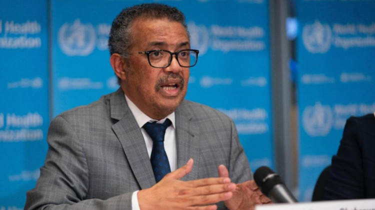 Director general de la OMS, Tedros Adhanom Ghebreyesus.