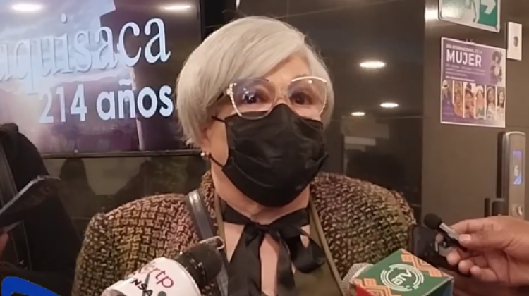 Silvia Salame, senadora de CC. Foto: Captura de video.