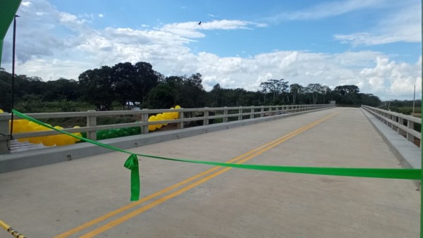 El puente inaugurado. Foto: ANF