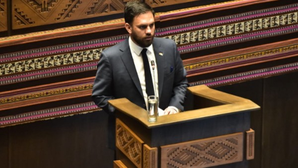 Ministro de Gobierno, Eduardo Del Castillo. Foto: La Razón.