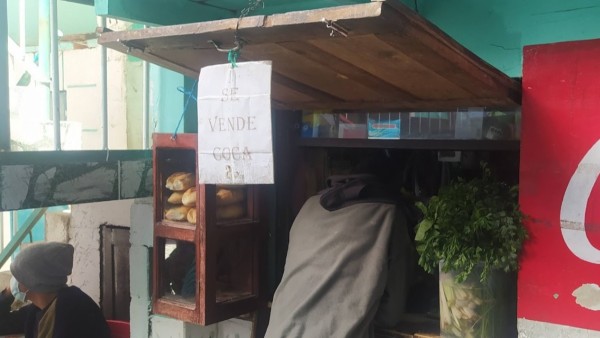 Una tienda en la sección Guanay del penal de San Pedro. Foto: ANF