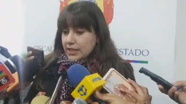Directora de la fiscalía Daniela Cáceres