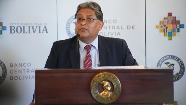 Edwin Rojas, presidente a.i. del BCB. Foto: ABI