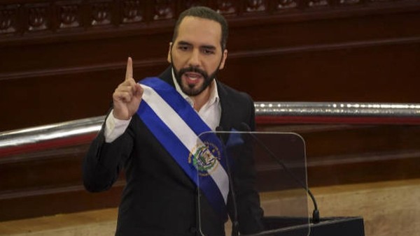 El presidente de El Salvador, Nayib Bukele.