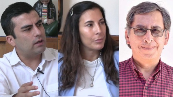 Franco Albarracín, Roxana Pérez y Miguel Miranda. Foto: Composición ANF