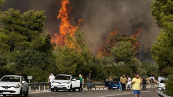 Incendios en Grecia.