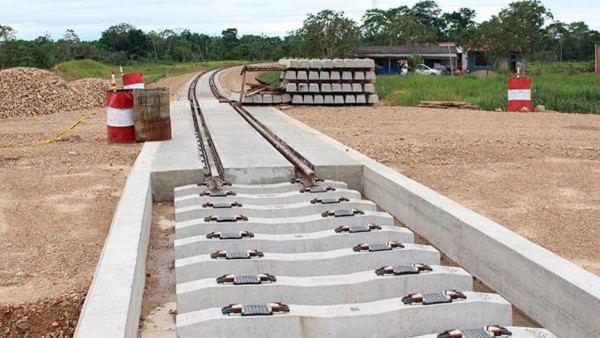 Proyecto ferroviario  Montero- Bulo Bulo Foto: Los Tiempos