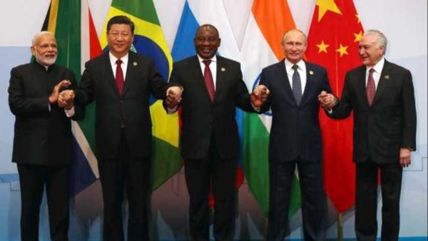 Una fotografía anterior de los líderes del BRICS
