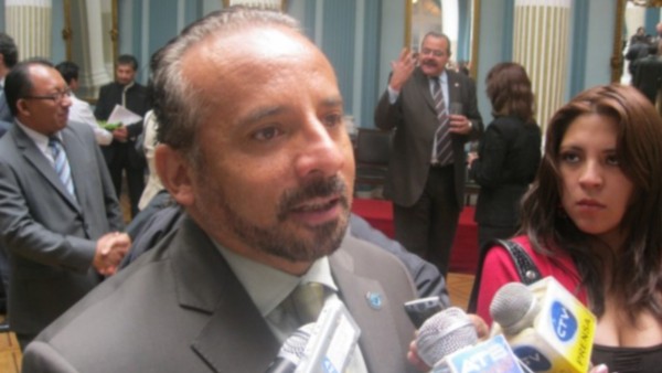 César Guedes, cuando era representante de la UNODC en Bolivia. Foto: Archivo ANF