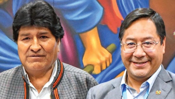 Evo Morales y Luis Arce. Foto: Opinión