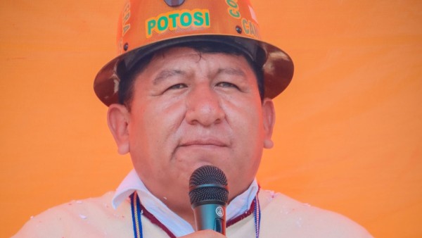 Gobernador de Potosí, Jhonny Mamani. Foto: Internet