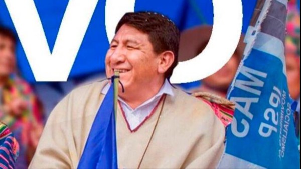 Gobernador de Potosí, Jhonny Mamani. Foto: Internet