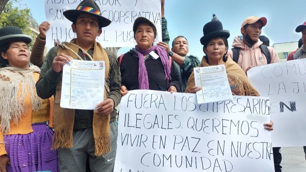 Comunarios denuncian minería ilegal en el Madidi. Foto: ANF
