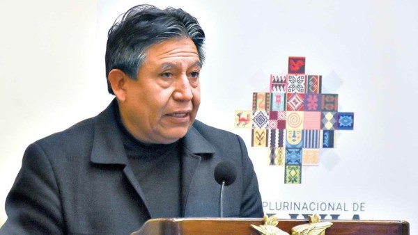 David Choquehuanca, vicepresidente del Estado. Foto: Internet