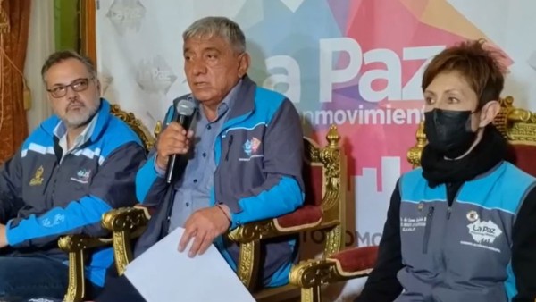 Reunión del COEM La Paz. Foto: Captura de video