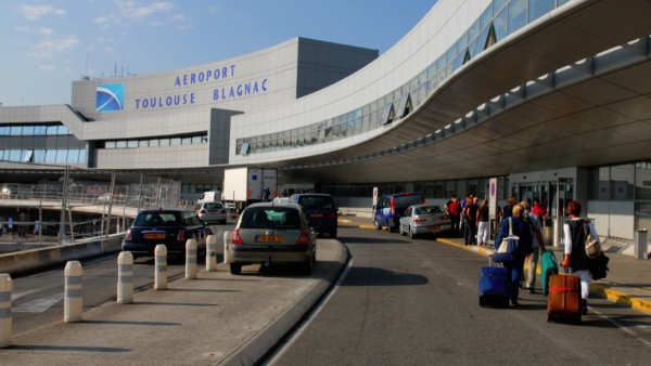 El aeropuerto de Toulouse, Francia.