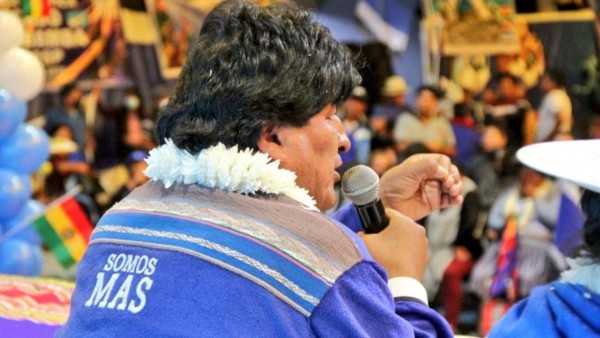Evo Morales, líder del MAS. Foto: Internet