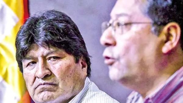 Evo Morales y Luis Arce. Foto: El Deber