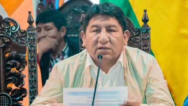 Gobernador titular de Potosí, Jhonny Mamani. Foto: Internet
