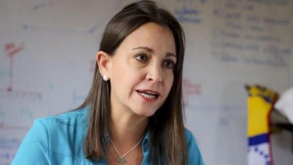 La exdiputada María Corina Machado.