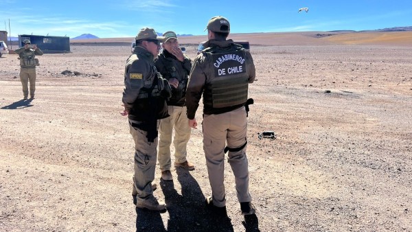 Operativo conjunto en la frontera con Chile. Foto: Carabineros Región de Antofagasta