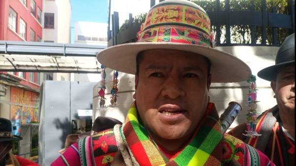 Ramiro Cucho, jiliri Apu Mallku del Conamaq. Foto: ANF