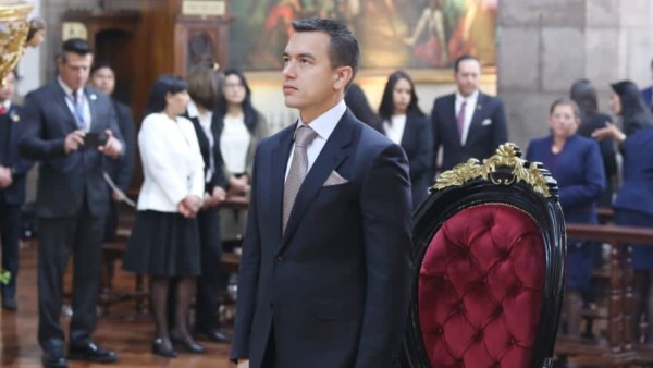 Daniel Noboa ha tomado posesión del cargo como presidente de Ecuador.