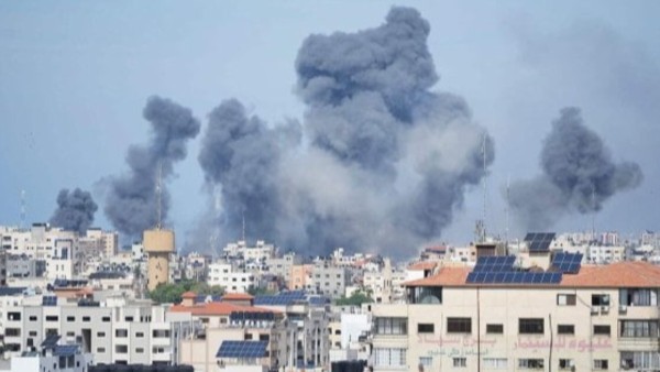 Imagen referencial de los ataques en Franja de Gaza.