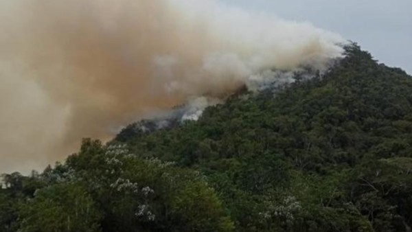 Los incendios en San Buenaventura. Foto: Cortesía