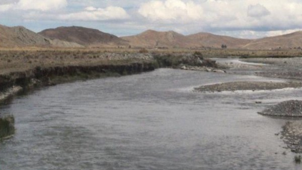 Río Keka en Achacachi. Foto: Una tesis de grado