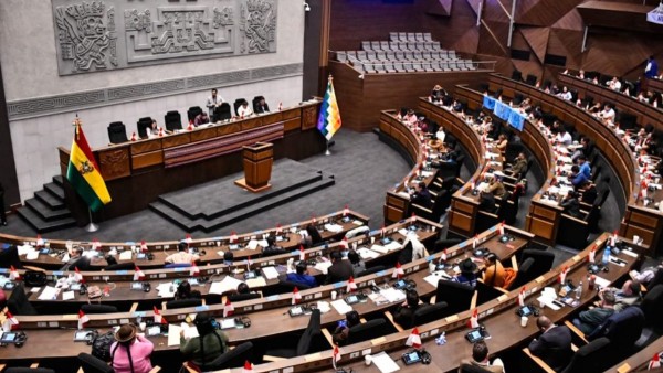 Sesión de la Asamblea Legislativa. Foto: RRSS