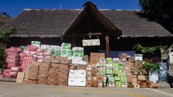 Donaciones por la Cervecería Boliviana Nacional. Foto: CBN