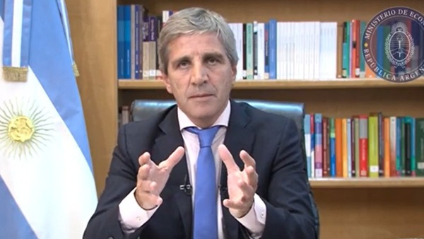 El ministro de Economía de Argentina, Luis Caputo.