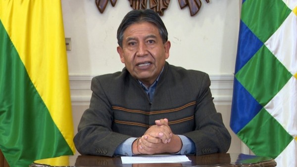 El vicepresidente David Choquehuanca. Foto: Facebook Vicepresidencia.