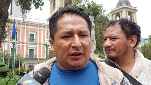 Ejecutivo de la Confederación Sindical de Comunidades Interculturales Originarias de Bolivia (Csciob) “evista”, Juan Enrique Mamani.