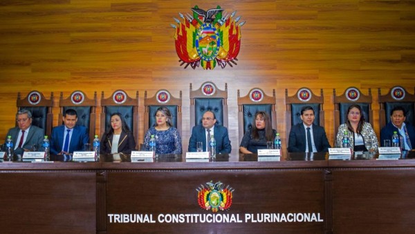 Magistrados del Tribunal Constitucional Plurinacional. Foto: TCP