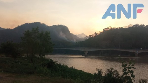 Rurrenabaque durante los incendios 2023. Foto: ANF