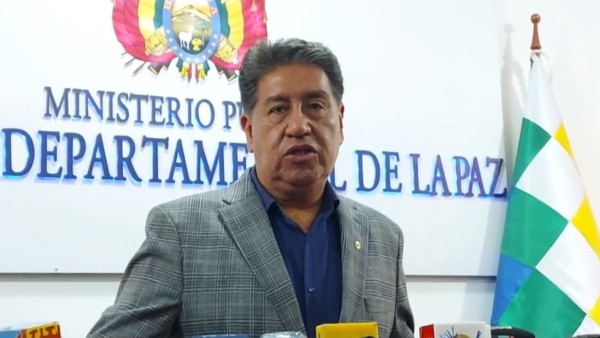 Willian Alave, fiscal departamental de La Paz. Foto: ANF