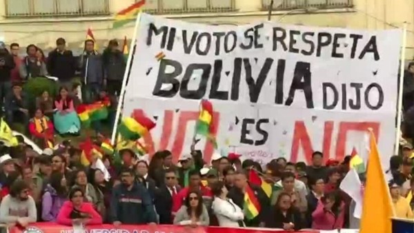 Conflictos en Bolivia en noviembre de 2019. Foto: Internet