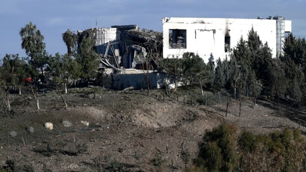 Edificio destruidos tras el ataque en Irak.