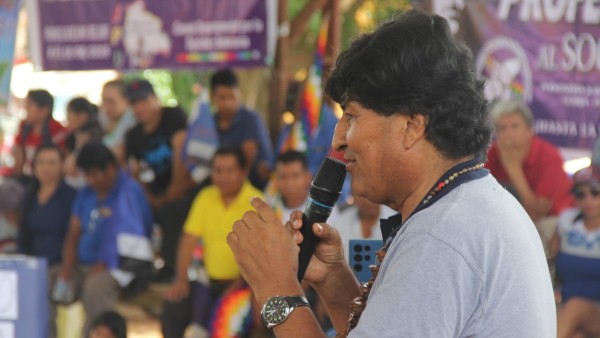 El líder del MAS Evo Morales. Foto: Facebook del exmandatario