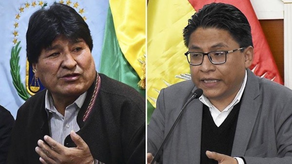 Evo Morales e Iván Lima. Foto: Internet