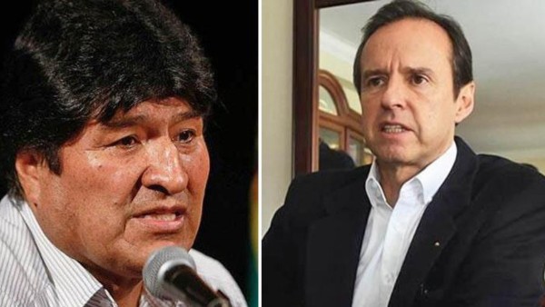 Evo Morales y Jorge Tuto Quiroga. Foto: Internet