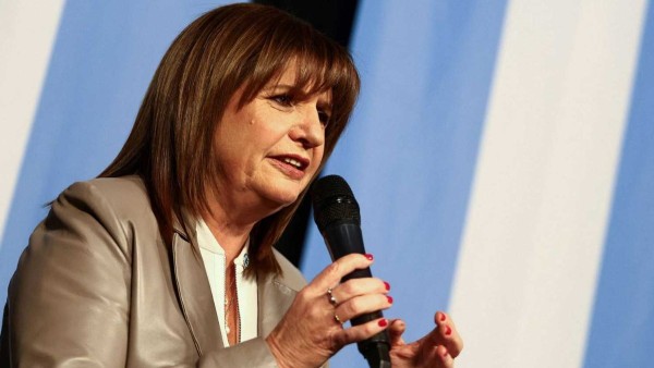 La ministra de Seguridad de Argentina, Patricia Bullrich.