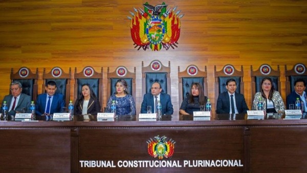 Magistrados del Tribunal Constitucional. Foto: TCP